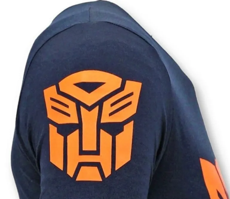 T-shirt Heren - Transformers - Blauw