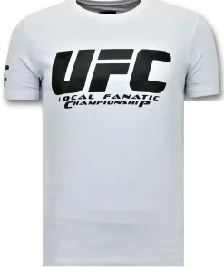 T-shirt Heren - UFC Championship - Wit