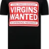 T-shirt Heren - Virgins Wanted - Zwart
