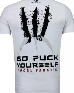 T-shirt Heren - Wolverine - Wit