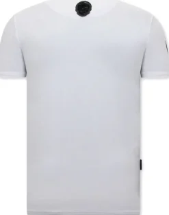 T-shirt Heren - Wolverine - Wit