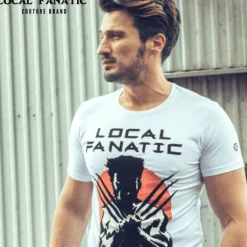 T-shirt Heren - Wolverine - Wit